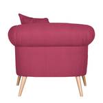 Fauteuil Lilou Tissu - Rouge Bordeaux