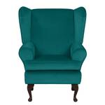 Fauteuil Little Hale microvezel Petrolblauw