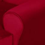 Fauteuil à oreilles Little Hale Microfibre - Rouge rubis