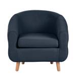 Fauteuil Little weefstof donkerblauw