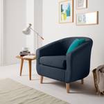 Fauteuil Little weefstof donkerblauw