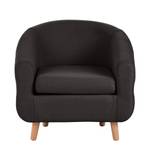 Fauteuil Little weefstof donkergrijs