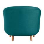 Fauteuil Little Tissu bleu / vert