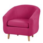 Fauteuil Little weefstof roze