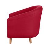 Fauteuil Little Tissu rouge