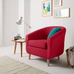 Fauteuil Little Tissu rouge