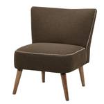 Fauteuil Livingston Tissu - Marron