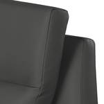 Fauteuil Longford Cuir véritable anthracite