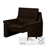 Fauteuil Longford donkerbruin echt leer