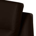 Fauteuil Longford donkerbruin echt leer