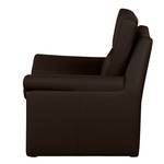 Fauteuil Longford Cuir véritable marron foncé