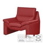 Fauteuil Longford Cuir véritable rouge