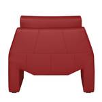 Fauteuil Longford Cuir véritable rouge