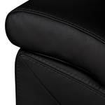 Fauteuil Longford Cuir véritable noir