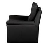 Fauteuil Longford Cuir véritable noir