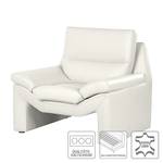 Fauteuil Longford wit echt leer