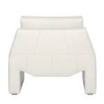 Fauteuil Longford Cuir véritable blanc