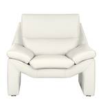 Fauteuil Longford wit echt leer