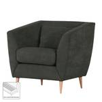 Fauteuil Lorneville geweven stof - Antraciet