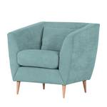 Fauteuil Lorneville Tissu - Bleu acier