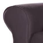 Sessel Louanne Baumwollstoff Aubergine