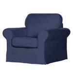 Fauteuil Louanne donkerblauw katoen