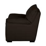 Fauteuil Luzzi donkerbruin echt leer