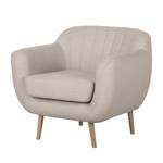 Fauteuil Maila I Tissu Vert pastel - Gris clair