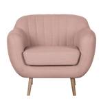 Fauteuil Maila I Tissu Vert pastel - Mauve