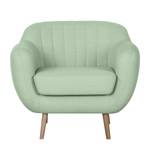 Fauteuil Maila I Tissu Vert pastel - Vert pastel