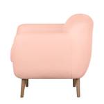 Fauteuil Maila II roze geweven stof - Pastel abrikoos