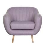 Fauteuil Maila III geweven stof - Lila