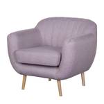 Fauteuil Maila III geweven stof - Lila