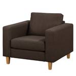 Fauteuil MAISON geweven stof - Geweven stof Inas: Bruin