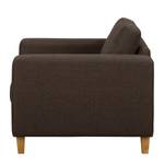 Fauteuil MAISON geweven stof - Geweven stof Inas: Bruin