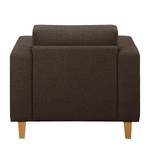 Fauteuil MAISON geweven stof - Geweven stof Inas: Bruin