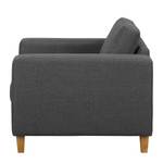 Fauteuil MAISON geweven stof - Geweven stof Inas: Donkergrijs