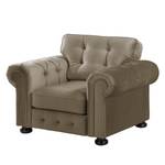 Fauteuil Marau fluweel - Latte Macchiattokleurig