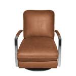 Fauteuil Marques II Cuir véritable - Cognac