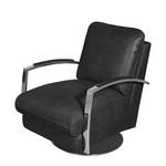 Fauteuil Marques II Cuir véritable - Noir