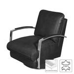 Fauteuil Marques II Cuir véritable - Noir