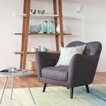 Fauteuil Mathilde Tissu gris foncé