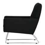 Fauteuil Maximus geweven stof Stof Floreana: Antraciet