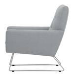 Fauteuil Maximus geweven stof Stof Floreana: Lichtgrijs