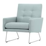 Fauteuil Maximus geweven stof Stof Floreana: Mintgroen