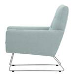 Fauteuil Maximus geweven stof Stof Floreana: Mintgroen