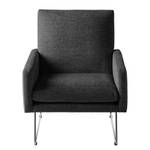 Fauteuil Maximus Tissu structuré - Anthracite