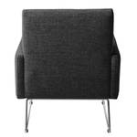 Fauteuil Maximus Tissu structuré - Anthracite