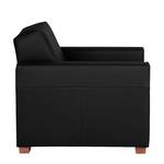 Fauteuil Midar XXL Cuir véritable noir