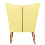 Fauteuil Mikkel Tissu - Jaune